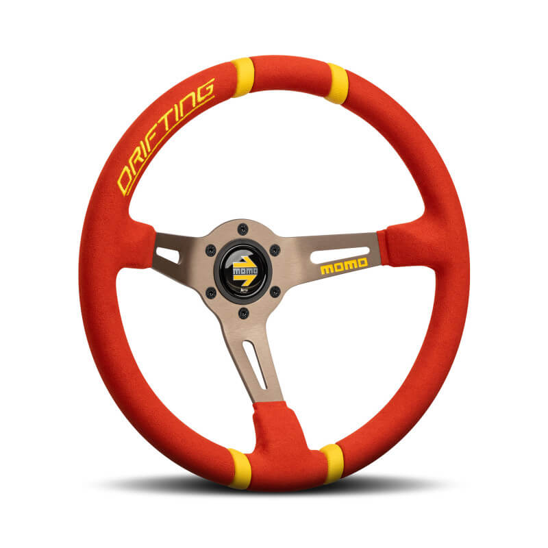 MOMO Drifting Steering wheel - Red Microfibre