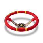 MOMO Drifting Steering wheel - Red Microfibre