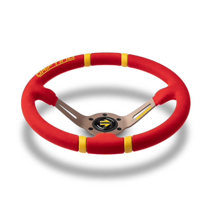 MOMO Drifting Steering wheel - Red Microfibre