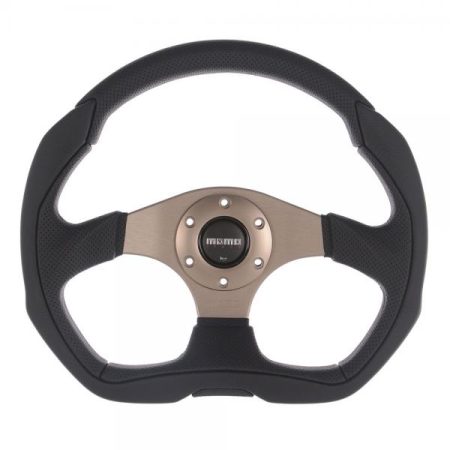 MOMO Eagle Steering Wheel - Black Leather