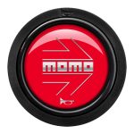 MOMO Horn Button 2 Contact - Arrow Gloss Red