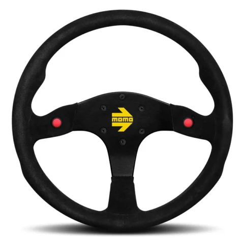 MOMO MOD.80 Steering Wheel - Black Leather