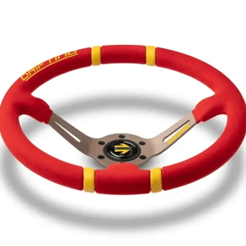 MOMO Drifting Steering wheel - Red Microfibre