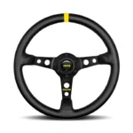 MOMO MOD.07 Steering Wheel - Black Leather