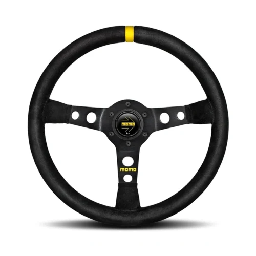 MOMO MOD.07 Steering Wheel - Black Suede