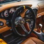 MOMO MOD.08 Steering Wheel - Suede, Black Spoke