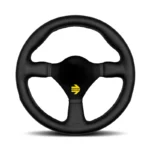 MOMO MOD.26 Steering Wheel - Black Leather