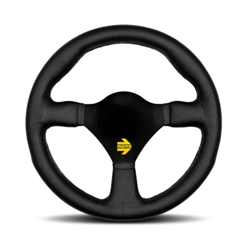 MOMO MOD.26 Steering Wheel - Black Leather