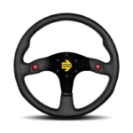 MOMO MOD.80 Steering Wheel - Black Leather