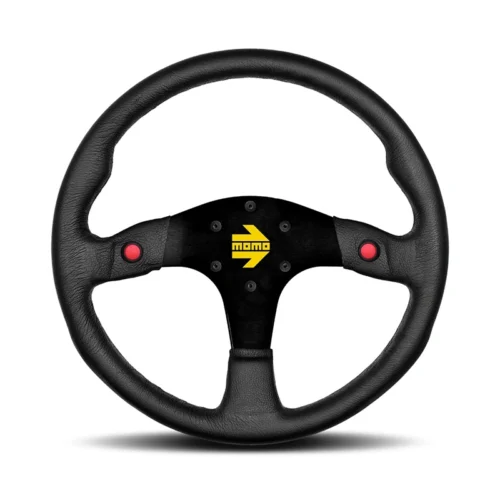MOMO MOD.80 Steering Wheel - Black Leather