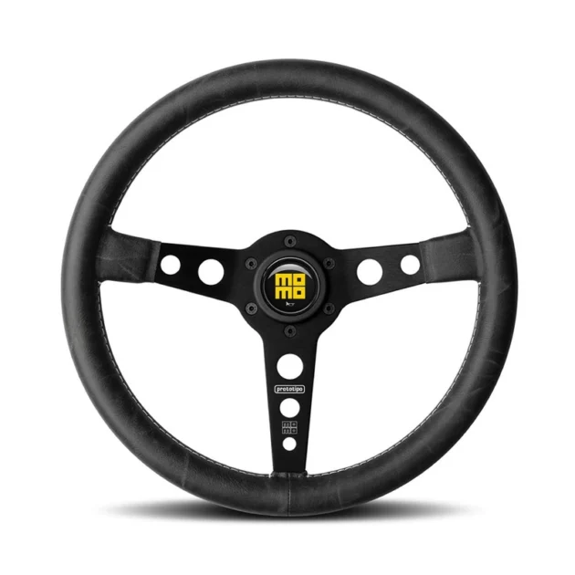 MOMO Prototipo Heritage Black Spoke steering wheel