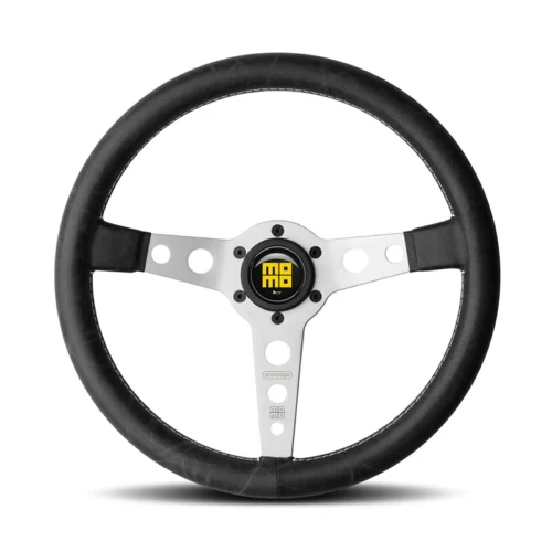 MOMO Prototipo Heritage Silver Spoke steering wheel
