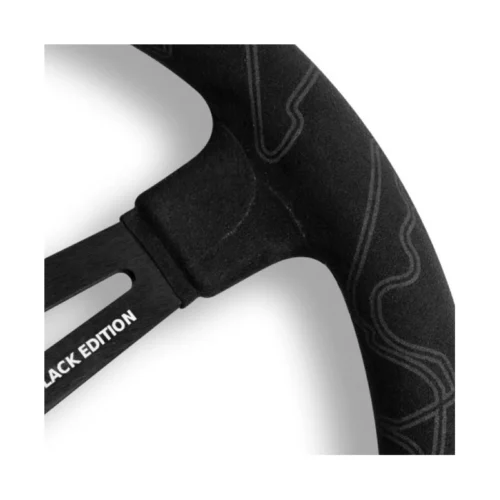 MOMO Ultra Black Edition Steering Wheel - Black Insert