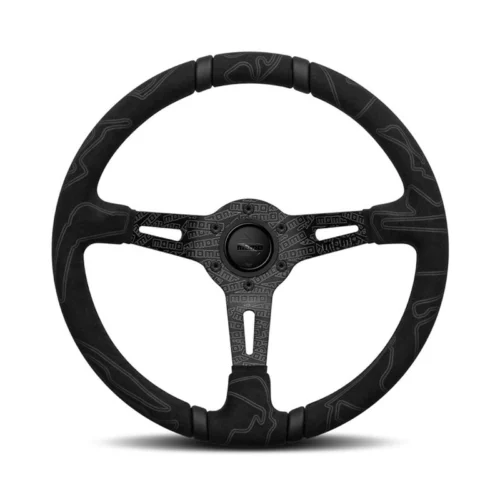 MOMO Ultra Black Edition Steering Wheel - Black Insert