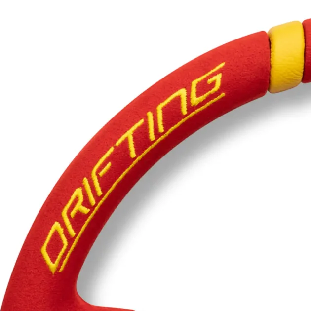 MOMO Drifting Steering wheel - Red Microfibre - Image 5