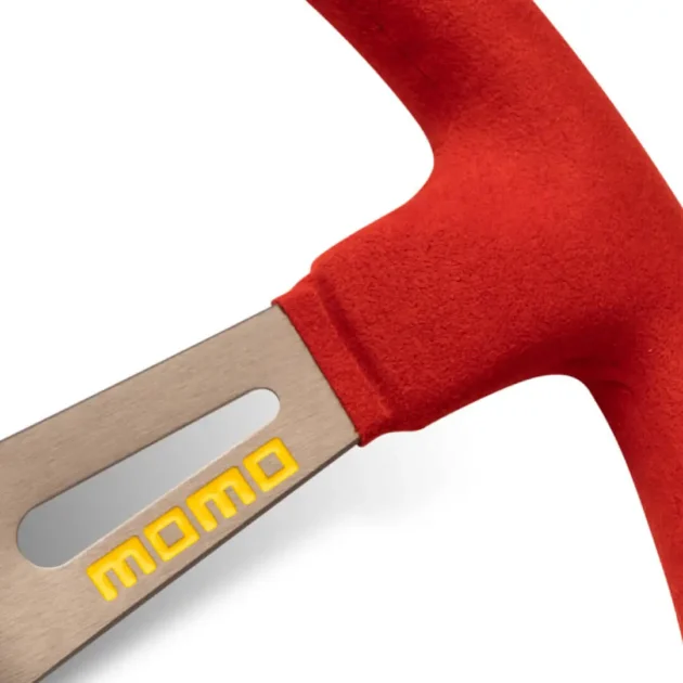 MOMO Drifting Steering wheel - Red Microfibre - Image 6