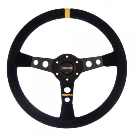 MOMO MOD.07 Steering Wheel - Black Suede