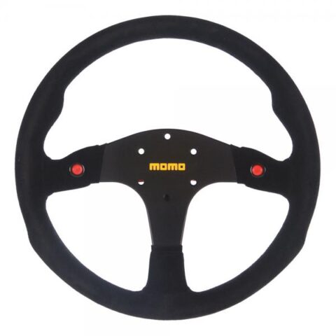 MOMO MOD.80 Steering Wheel - Black Suede