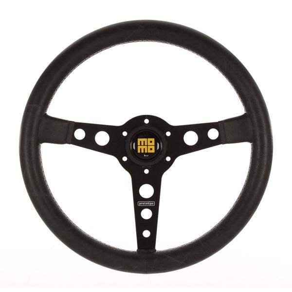 MOMO Prototipo Heritage Black Spoke steering wheel